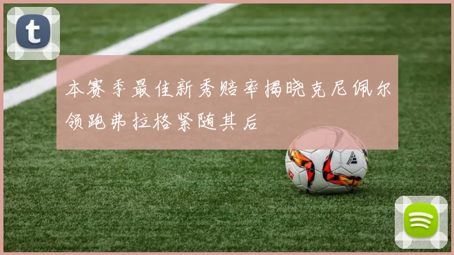 本赛季最佳新秀赔率揭晓克尼佩尔领跑弗拉格紧随其后